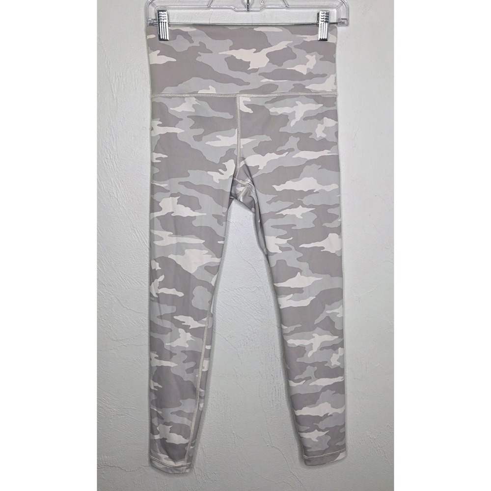 Athleta Women's Grey Camo Elation 7/8  Size Small Leggings Athletic Running